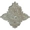 Ekena Millwork Melchor Diamond Ceiling Medallion (Canopies up to 4"), 67 1/4"W x 43 3/8"H x 4"ID x 2"P, Flash Gold CM70X43MLFLS - alternate 2